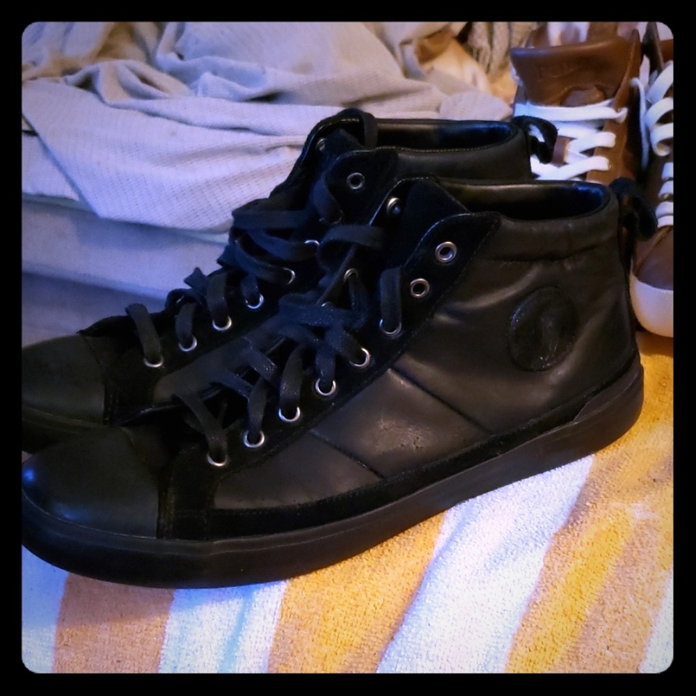 12 Leather black Polo Ralph Lauren Clark